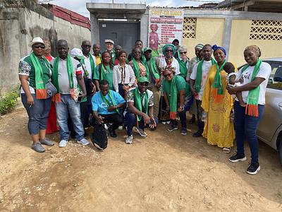 Visite de la coopérative Djolo dans le cadre de la formation "Renforcement des capacités de gestion des coopératives de l’agriculture et de l’agroalimentaire" à Abidjan