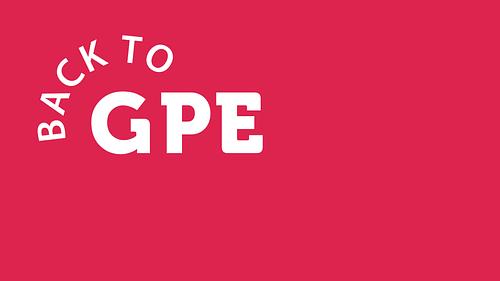 Back to GPE, Clermont-Ferrand, 6-9 juillet 2026